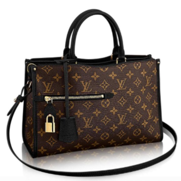 Louis Vuitton Handbags - Louis Vuitton Popincourt MM Black Monogram Canvas Satchel